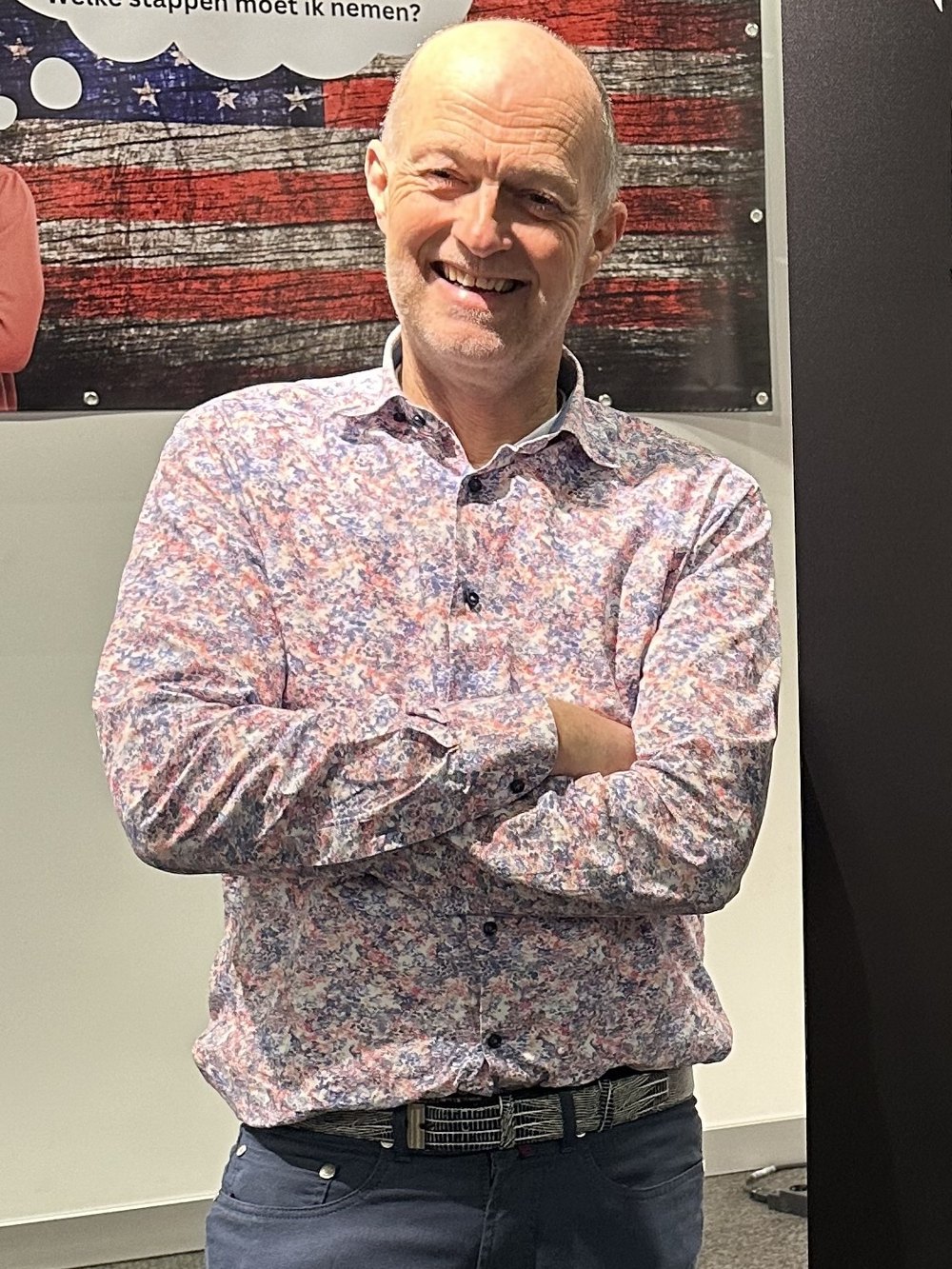 Hans Spies op de Emigratiebeurs